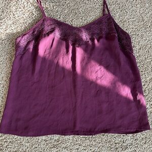 Candie's Purple Lace Trim Camisole